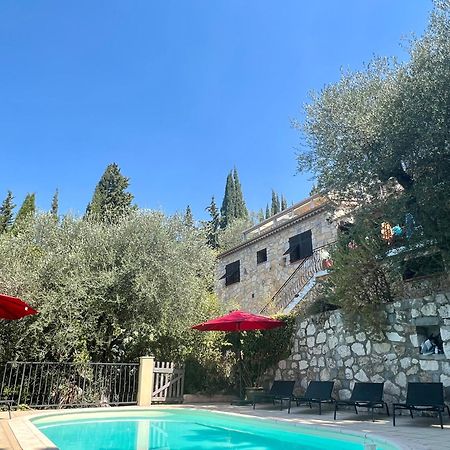 Entre Nice Et Monaco Grande Villa Avec Piscine Privee 12 Personnes Drap Exterior foto